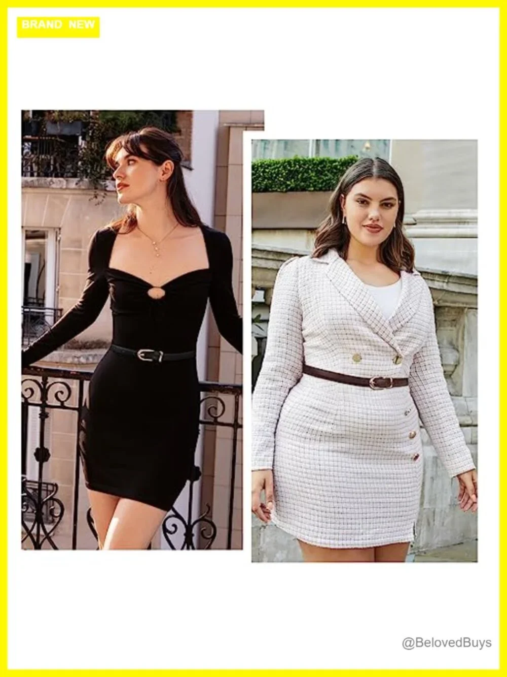 Women's Skinny Faux Leather Belt 2 Pack with Gold/Silver Buckle